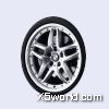 Double spoke composite wheel 71
